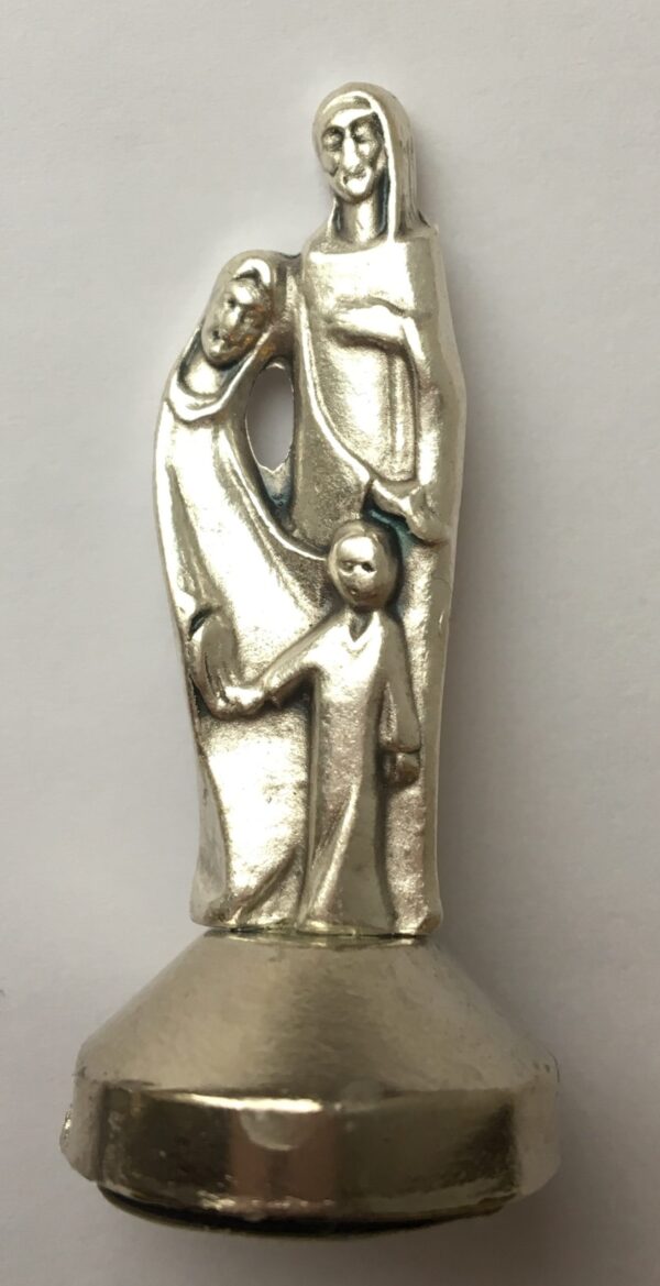 Mini Statue With Magnetic Base - Joseph, Mary & Jesus