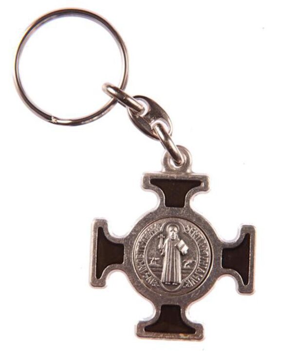 St Benedict Cross Keyring